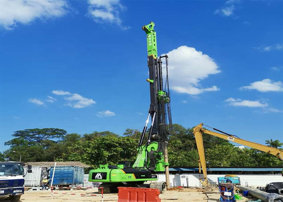 51m 220kNm Hidrolik Döner Kazık Rig Burgu Delme Makinesi 34.3MPa
