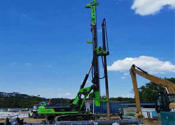 20m 51m Çok Fonksiyonlu Sondaj Rig CFA 34.3MPa Hidrolik Döner Matkap Kafası