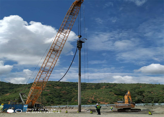 150kw Alttan Beslemeli Hidrolik Elektrikli Vibroflot Taş Kolonlar Vibroflotasyon Sıkıştırma