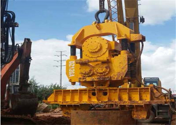 120kW İnşaat Elektrikli Vibro Çekiç Sac Kazık Hidrolik Vibro Kazık Çekiç 10.5mm